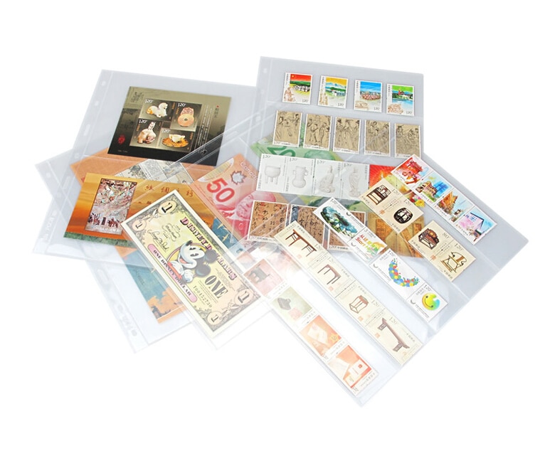 10PCS/Lot stamps lines grid transparent PVC page of stamp album loose-leaf inners of stamps holders not including cover PCCB 10PCS/Lot stamps lines grid transparent PVC page of stamp album loose-leaf inners of stamps holders not including cover PCCB