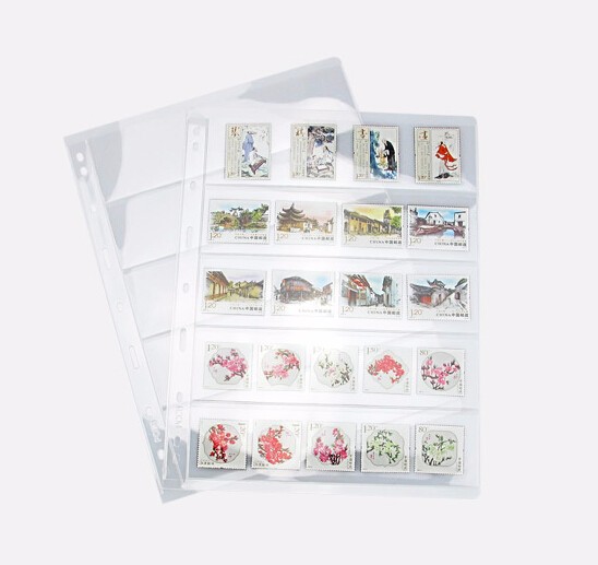10PCS/Lot stamps lines grid transparent PVC page of stamp album loose-leaf inners of stamps holders not including cover PCCB 10PCS/Lot stamps lines grid transparent PVC page of stamp album loose-leaf inners of stamps holders not including cover PCCB