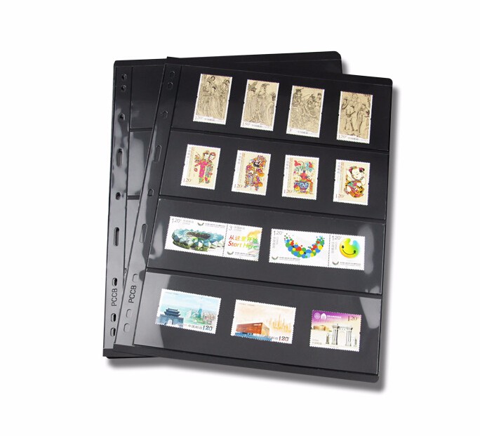 10PCS/Lot stamps lines grid transparent PVC page of stamp album loose-leaf inners of stamps holders not including cover PCCB 10PCS/Lot stamps lines grid transparent PVC page of stamp album loose-leaf inners of stamps holders not including cover PCCB
