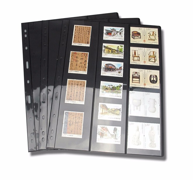 10PCS/Lot stamps lines grid transparent PVC page of stamp album loose-leaf inners of stamps holders not including cover PCCB 10PCS/Lot stamps lines grid transparent PVC page of stamp album loose-leaf inners of stamps holders not including cover PCCB