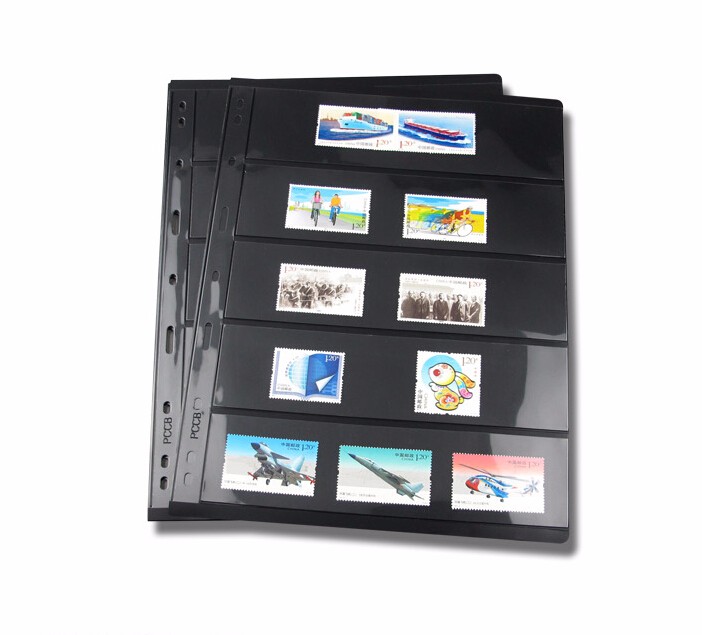 10PCS/Lot stamps lines grid transparent PVC page of stamp album loose-leaf inners of stamps holders not including cover PCCB 10PCS/Lot stamps lines grid transparent PVC page of stamp album loose-leaf inners of stamps holders not including cover PCCB