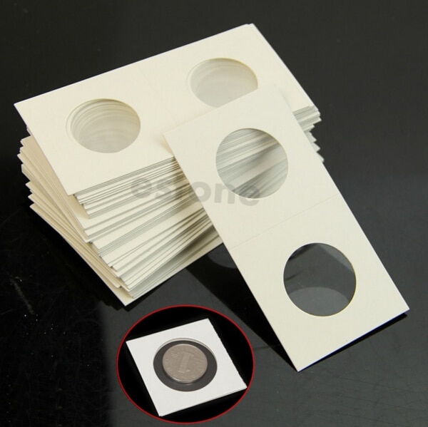 New 50PCS Square Cardboard Coin Holders Coin Supplies Coin Album Collection Lighthouse Stamp Coin Holders Cover Case Storage New 50PCS Square Cardboard Coin Holders Coin Supplies Coin Album Collection Lighthouse Stamp Coin Holders Cover Case Storage