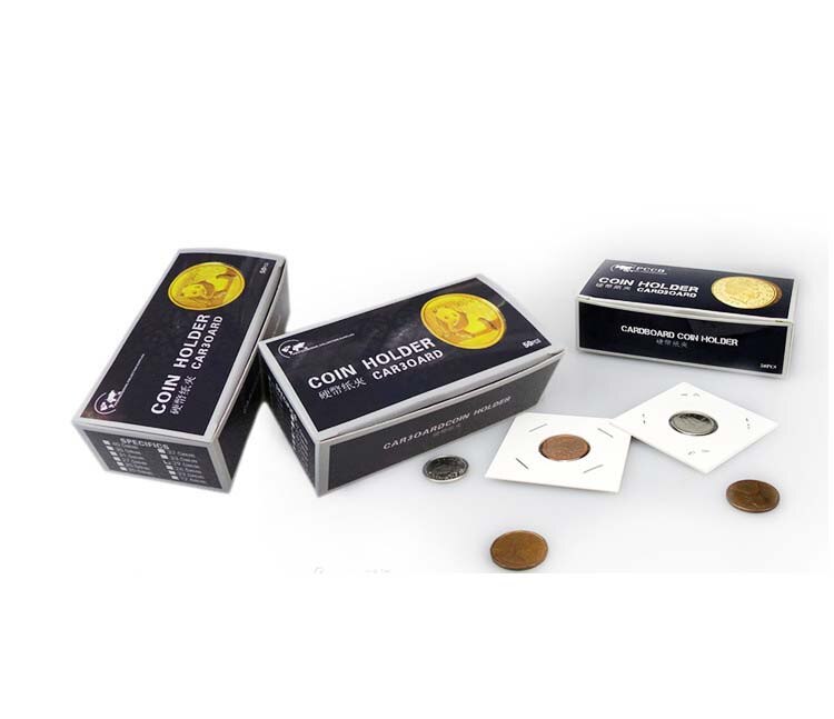 New 50PCS Square Cardboard Coin Holders Coin Supplies Coin Album Collection Lighthouse Stamp Coin Holders Cover Case Storage New 50PCS Square Cardboard Coin Holders Coin Supplies Coin Album Collection Lighthouse Stamp Coin Holders Cover Case Storage