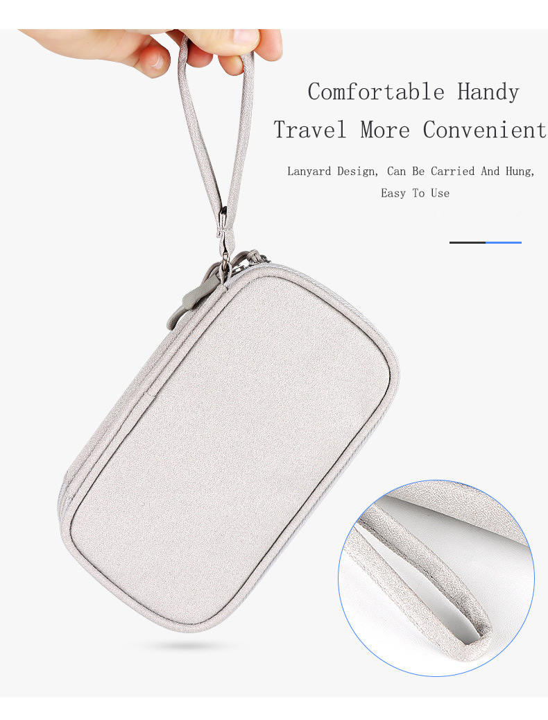 NEW Travel Organizer Bag Cable Storage Organizers Pouch Carry Case Portable Waterproof Double Layers Storage Bags For Cable Cord NEW Travel Organizer Bag Cable Storage Organizers Pouch Carry Case Portable Waterproof Double Layers Storage Bags For Cable Cord