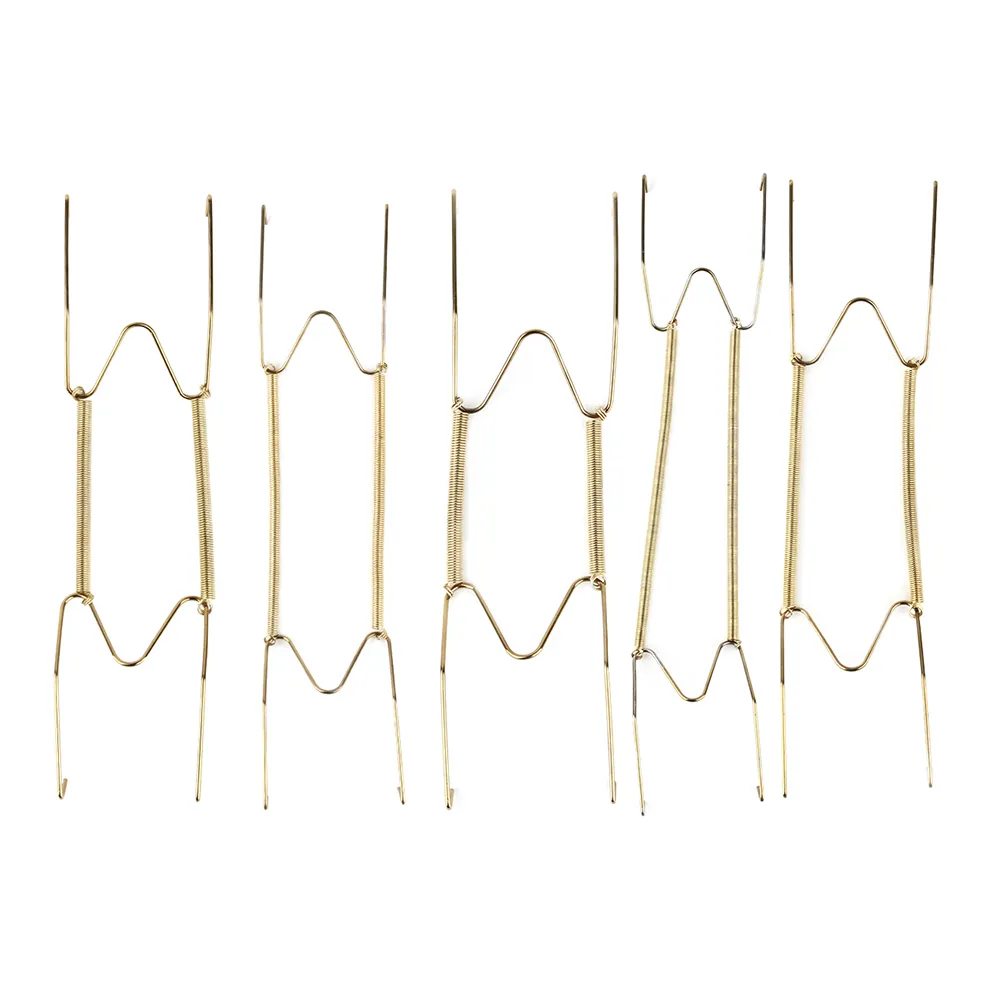 Kitchen Stainless Steel Plate Spring Wall Hanger Holder Hanging Wire For Various Sizes Art Decoration Home Dectoration Gifts Kitchen Stainless Steel Plate Spring Wall Hanger Holder Hanging Wire For Various Sizes Art Decoration Home Dectoration Gifts