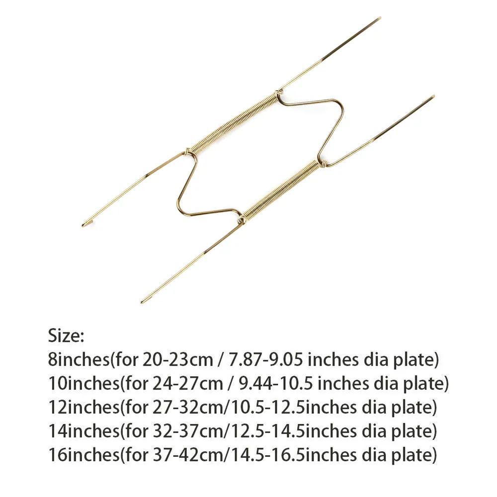Kitchen Stainless Steel Plate Spring Wall Hanger Holder Hanging Wire For Various Sizes Art Decoration Home Dectoration Gifts Kitchen Stainless Steel Plate Spring Wall Hanger Holder Hanging Wire For Various Sizes Art Decoration Home Dectoration Gifts