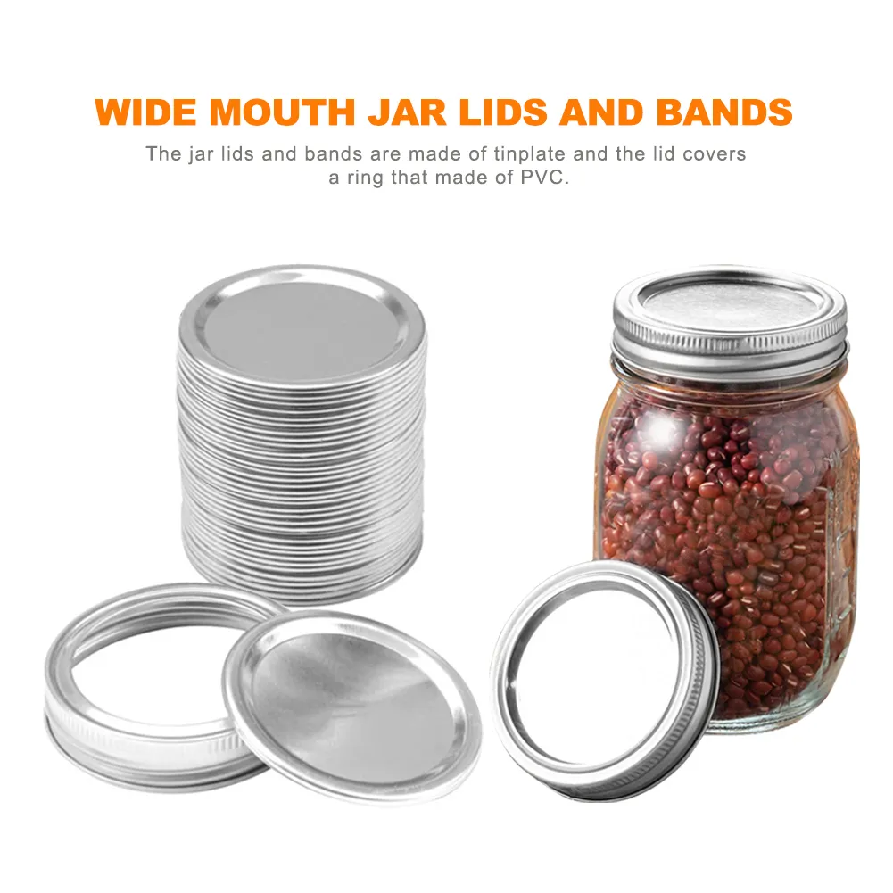 10/12/24PCS Mason Canning Lids Leak Proof Sealing Food Keeping Fresh 70/86MM Regular Mouth Mason Jar Covers Kitchen Supplies 10/12/24PCS Mason Canning Lids Leak Proof Sealing Food Keeping Fresh 70/86MM Regular Mouth Mason Jar Covers Kitchen Supplies