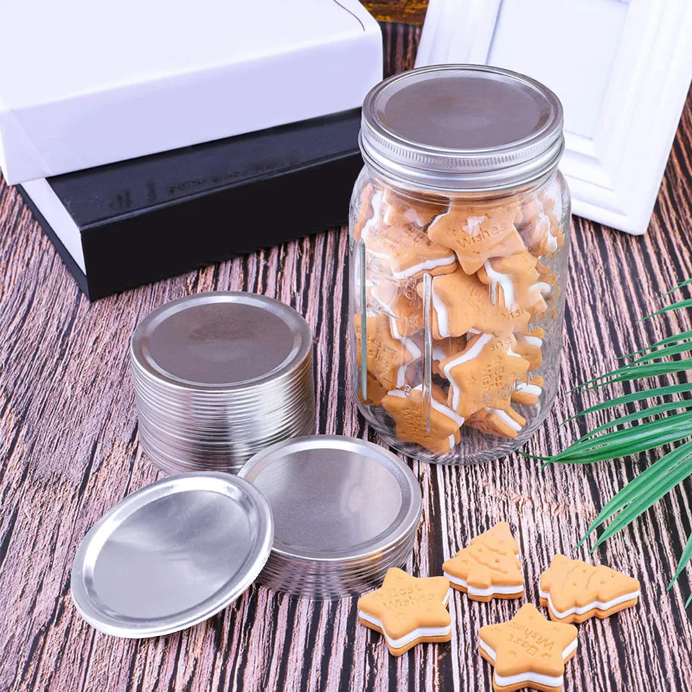 10/12/24PCS Mason Canning Lids Leak Proof Sealing Food Keeping Fresh 70/86MM Regular Mouth Mason Jar Covers Kitchen Supplies 10/12/24PCS Mason Canning Lids Leak Proof Sealing Food Keeping Fresh 70/86MM Regular Mouth Mason Jar Covers Kitchen Supplies