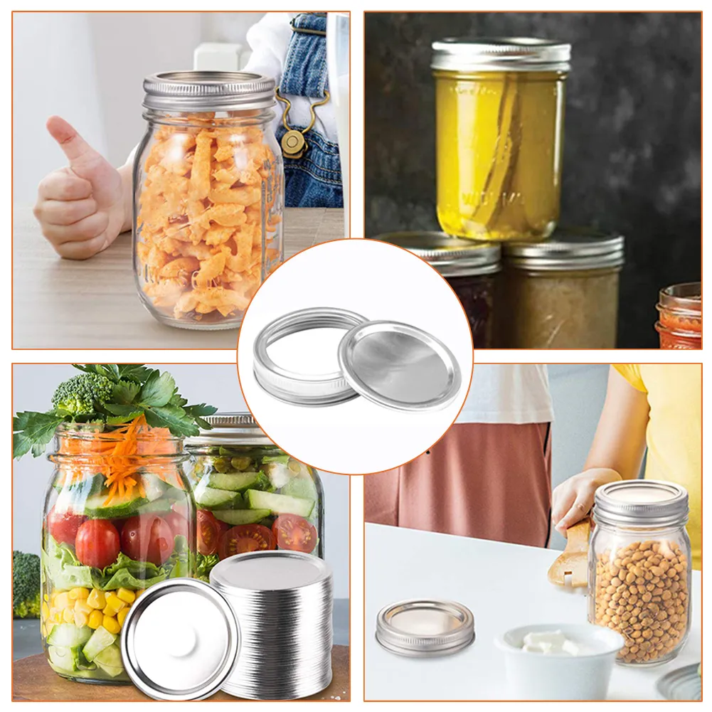 10/12/24PCS Mason Canning Lids Leak Proof Sealing Food Keeping Fresh 70/86MM Regular Mouth Mason Jar Covers Kitchen Supplies 10/12/24PCS Mason Canning Lids Leak Proof Sealing Food Keeping Fresh 70/86MM Regular Mouth Mason Jar Covers Kitchen Supplies
