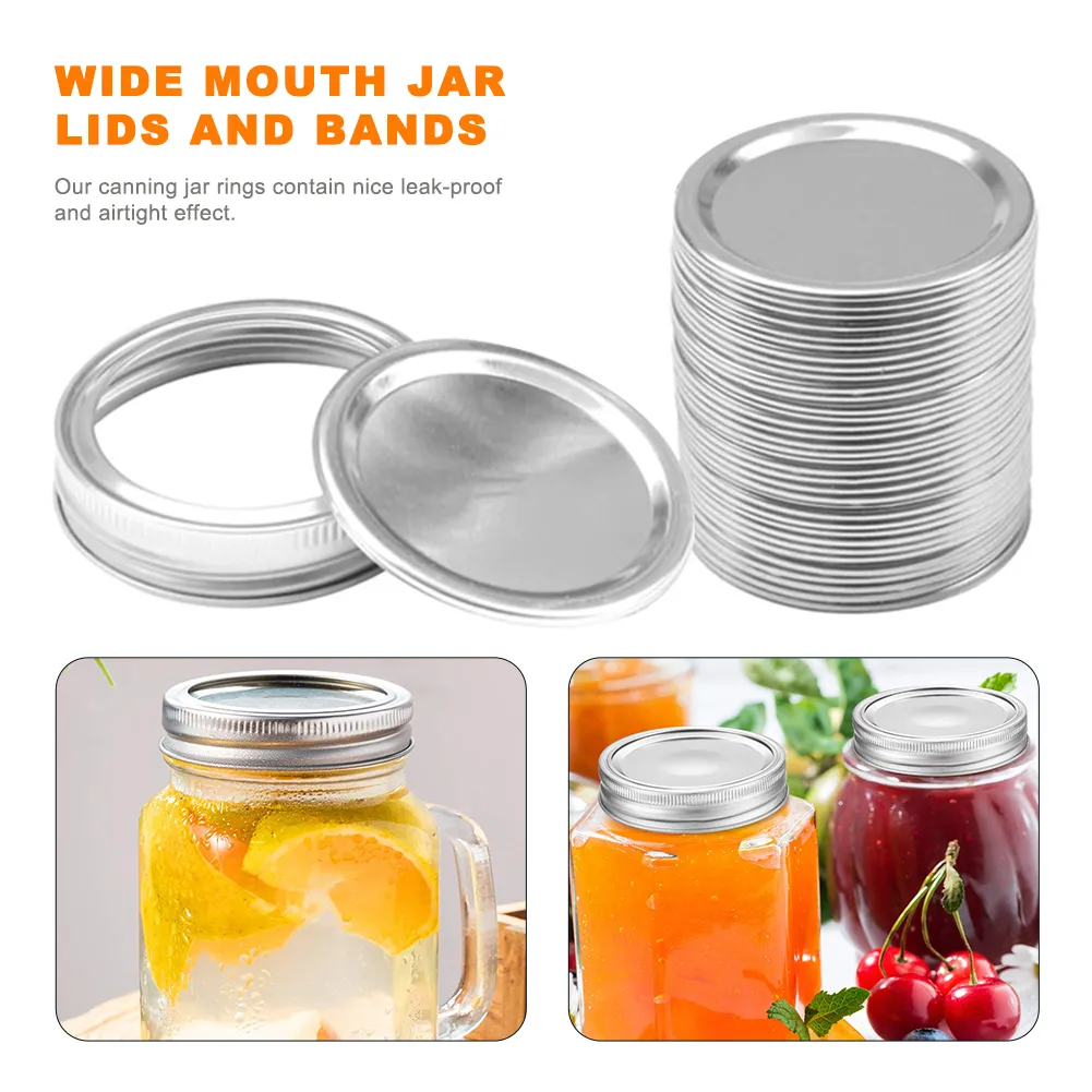 10/12/24PCS Mason Canning Lids Leak Proof Sealing Food Keeping Fresh 70/86MM Regular Mouth Mason Jar Covers Kitchen Supplies 10/12/24PCS Mason Canning Lids Leak Proof Sealing Food Keeping Fresh 70/86MM Regular Mouth Mason Jar Covers Kitchen Supplies