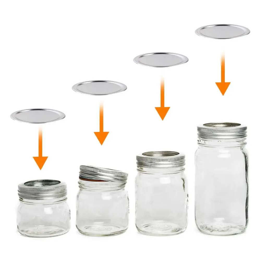 10/12/24PCS Mason Canning Lids Leak Proof Sealing Food Keeping Fresh 70/86MM Regular Mouth Mason Jar Covers Kitchen Supplies 10/12/24PCS Mason Canning Lids Leak Proof Sealing Food Keeping Fresh 70/86MM Regular Mouth Mason Jar Covers Kitchen Supplies