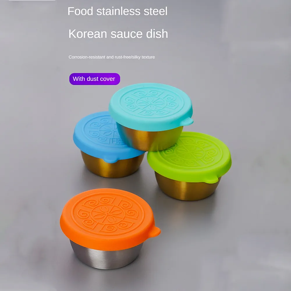 Leak Proof Dipping Sauce Cups Salad Condiment Containers with Lids Portable Refillable Sauce Box Lunch Box Barbecue Sauce Bottle Leak Proof Dipping Sauce Cups Salad Condiment Containers with Lids Portable Refillable Sauce Box Lunch Box Barbecue Sauce Bottle
