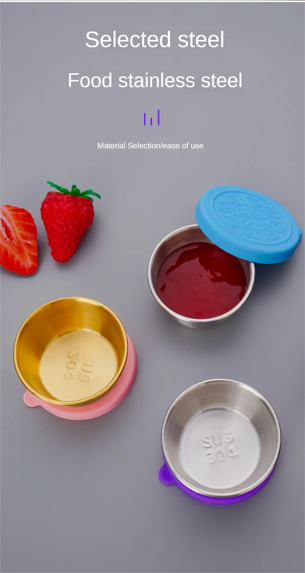 Leak Proof Dipping Sauce Cups Salad Condiment Containers with Lids Portable Refillable Sauce Box Lunch Box Barbecue Sauce Bottle Leak Proof Dipping Sauce Cups Salad Condiment Containers with Lids Portable Refillable Sauce Box Lunch Box Barbecue Sauce Bottle