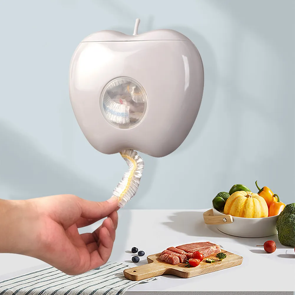 Wall Mounted Fresh Keeping Bag Storage Box Kitchen Disposable Food Cover Storage Container Fresh Cover Dispenser Box Wall Mounted Fresh Keeping Bag Storage Box Kitchen Disposable Food Cover Storage Container Fresh Cover Dispenser Box