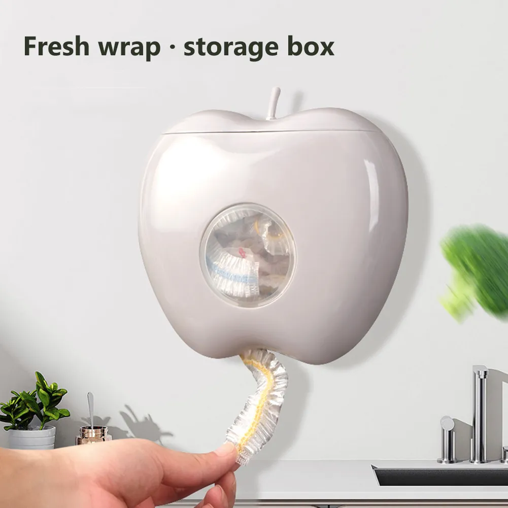 Wall Mounted Fresh Keeping Bag Storage Box Kitchen Disposable Food Cover Storage Container Fresh Cover Dispenser Box Wall Mounted Fresh Keeping Bag Storage Box Kitchen Disposable Food Cover Storage Container Fresh Cover Dispenser Box