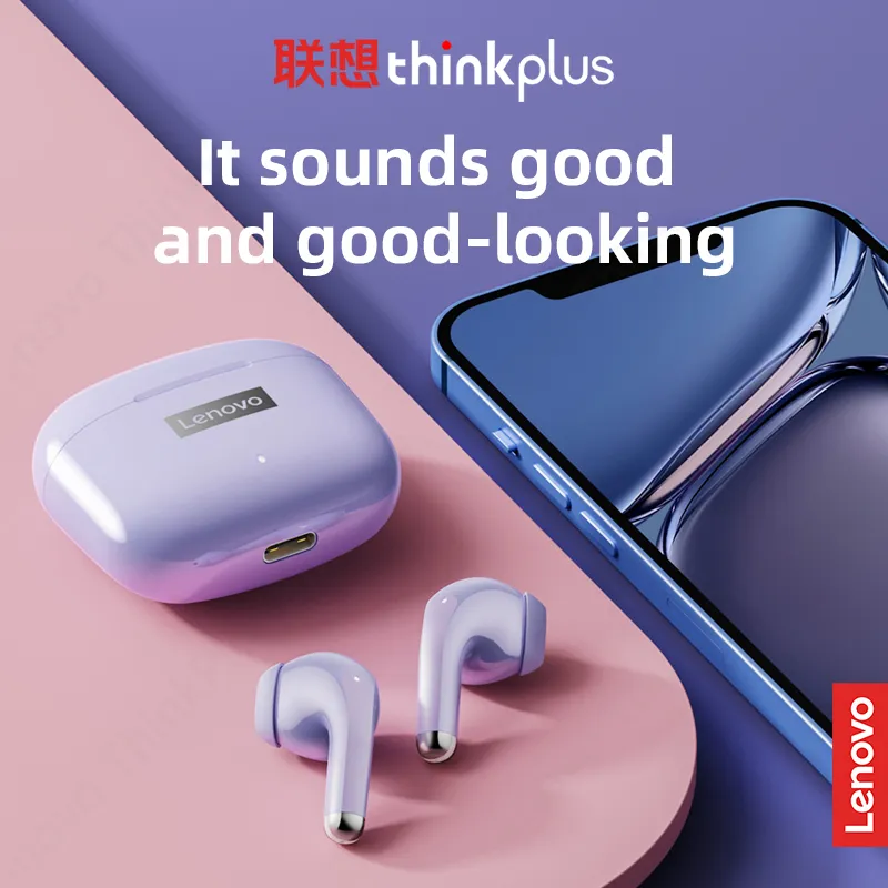 Original Lenovo LP40 Pro TWS Earphones Wireless Bluetooth 5.1 Sport Noise Reduction Headphones Touch Control 250mAH 2022 New Original Lenovo LP40 Pro TWS Earphones Wireless Bluetooth 5.1 Sport Noise Reduction Headphones Touch Control 250mAH 2022 New