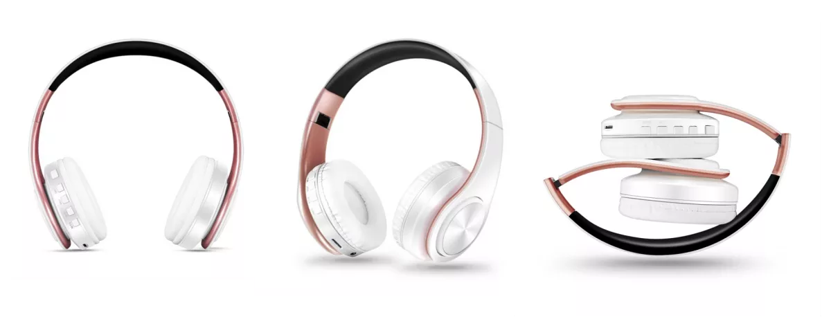 HIFI Stereo Earphones Bluetooth Headphone Music Headset FM and Support SD Card with Mic for Mobile Xiaomi Iphone Sumsamg Tablet
