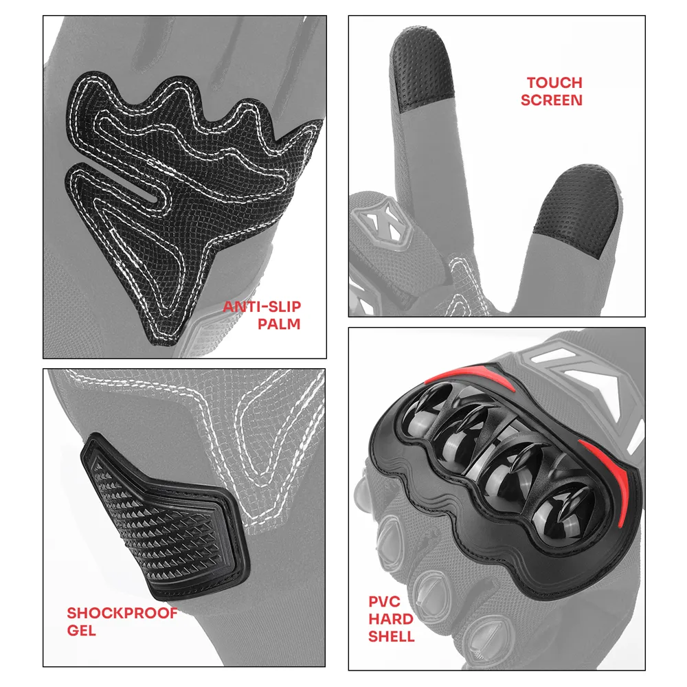 CE Motorcycle Gloves Summer Riding Gloves Hard Knuckle Touchscreen Motorbike Tactical Gloves For Dirt Bike Motocross ATV UTV CE Motorcycle Gloves Summer Riding Gloves Hard Knuckle Touchscreen Motorbike Tactical Gloves For Dirt Bike Motocross ATV UTV