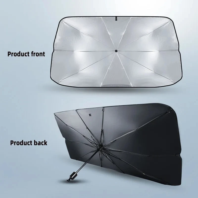 Car Sunshade Umbrella Windshield Folding Front Parasol Umbrella Type Sun Shade for Car Window Summer Sun Protection Accessories Car Sunshade Umbrella Windshield Folding Front Parasol Umbrella Type Sun Shade for Car Window Summer Sun Protection Accessories