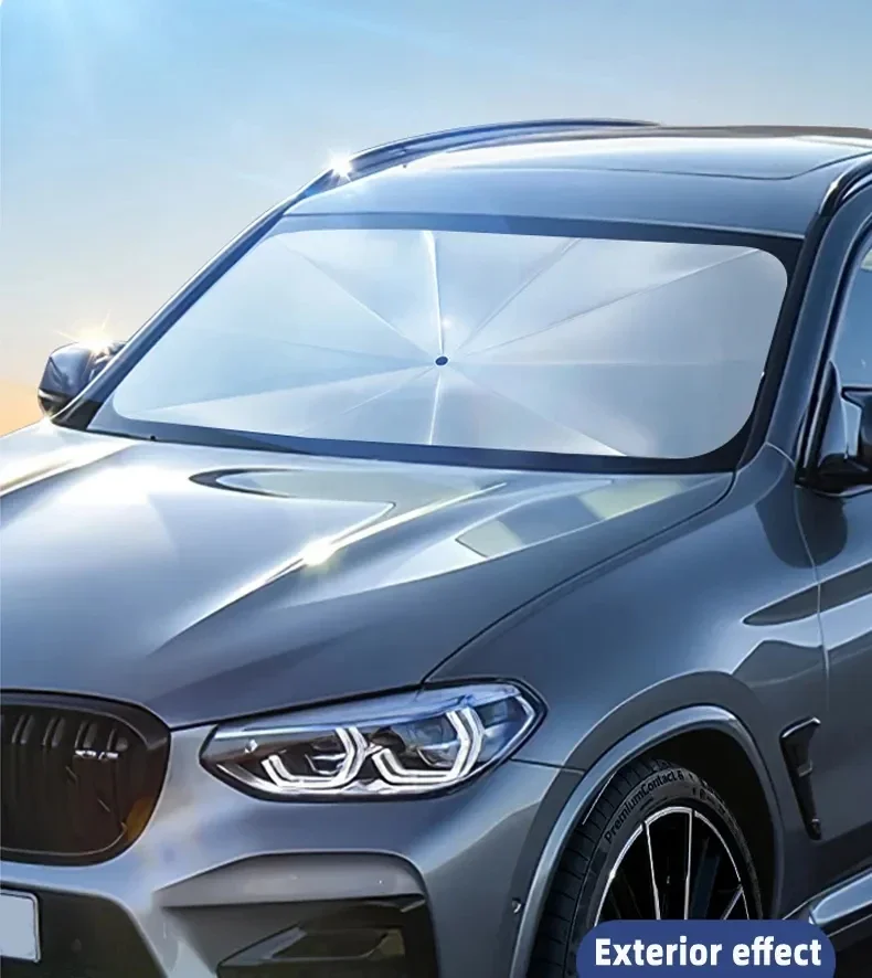 Car Sunshade Umbrella Windshield Folding Front Parasol Umbrella Type Sun Shade for Car Window Summer Sun Protection Accessories Car Sunshade Umbrella Windshield Folding Front Parasol Umbrella Type Sun Shade for Car Window Summer Sun Protection Accessories